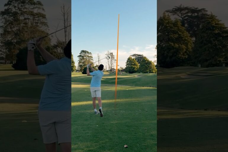 Was that OFF CENTER? @cheekygolfclub