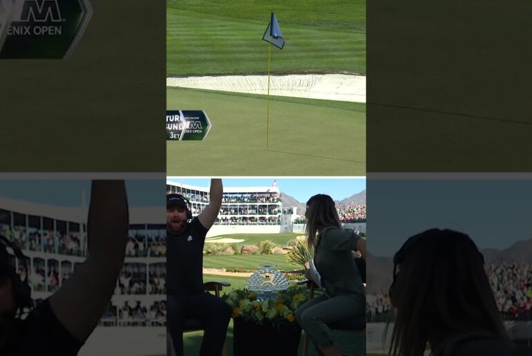 An unforgettable moment: Sam Ryder’s ace at the @WMPhoenixOpen_ThePeoplesOpen
