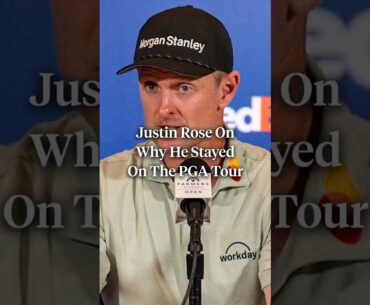 Justin Rose bet on himself. And it's paying off. 😤