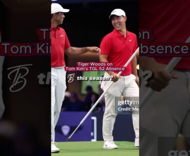 Tiger Woods Reveals When Tom Kim Will Finally Play TGL #tglseason2 #tomkim #tigerwoods #jupiterlinks