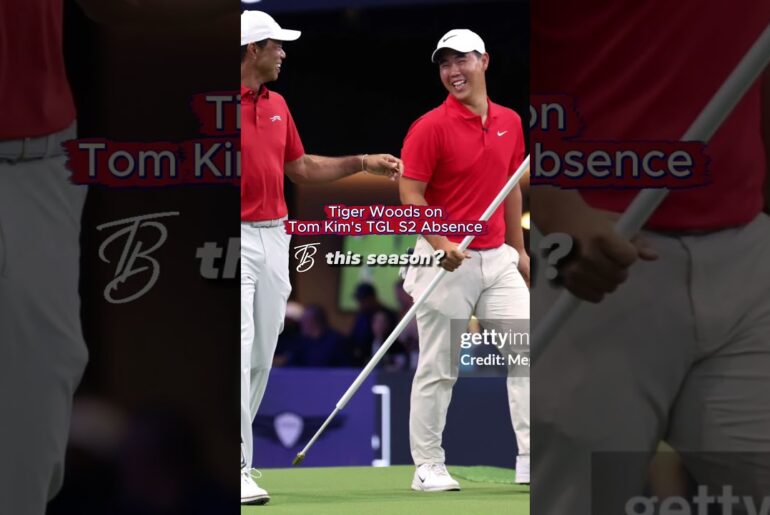 Tiger Woods Reveals When Tom Kim Will Finally Play TGL #tglseason2 #tomkim #tigerwoods #jupiterlinks