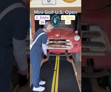 2. Eddie vs 6. Bella SEMI-FINAL, 2024 Mini Golf U.S. Open (Holes 11-12) #golf #minigolf #puttputt
