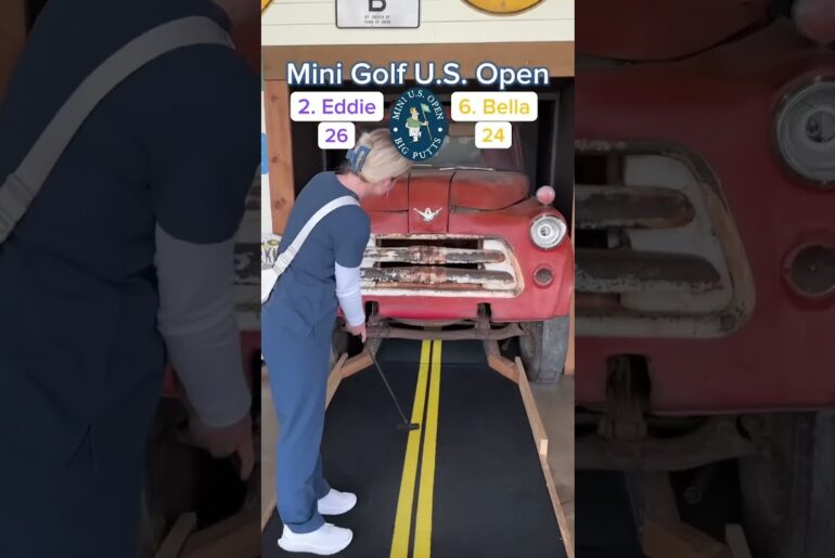 2. Eddie vs 6. Bella SEMI-FINAL, 2024 Mini Golf U.S. Open (Holes 11-12) #golf #minigolf #puttputt