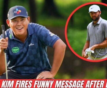 Korean PGA Tour Star Si Woo Kim Sends Cheeky Message to Scottie Scheffler After Loss