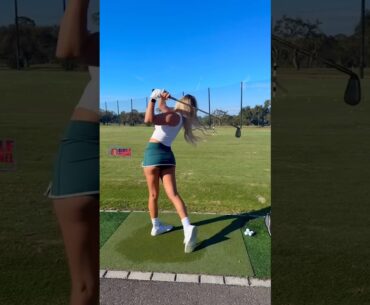 Amazing Golf Swing you need to see | Golf Girl awesome swing | Golf shorts | Karin Hart