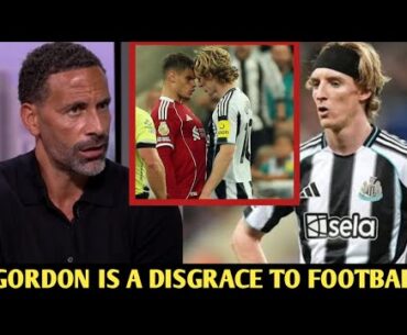 🔥Rio Ferdinand Slams Anthony Gordon After Anfield Incident✅