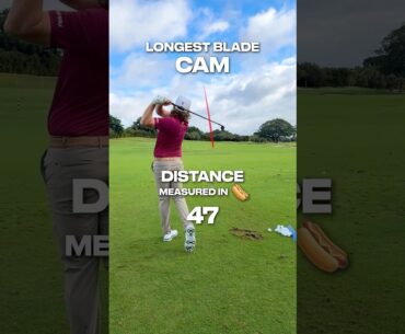 How far can you hit a blade (in glizzies) ⛳️🌭