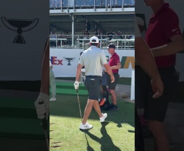 Go inside the ropes with Scottie Scheffler as he takes on the 16th in Scottsdale. #TeamTaylorMade