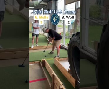 6. Bella vs 8. Wolf CHAMPIONSHIP 🏆, 2024 Mini Golf U.S. Open (Holes 5-6) #golf #minigolf #puttputt