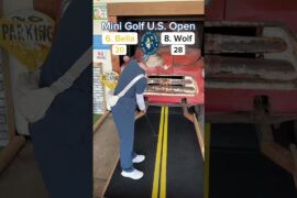 6. Bella vs 8. Wolf CHAMPIONSHIP 🏆, 2024 Mini Golf U.S. Open (Holes 11-12) #golf #minigolf #putting