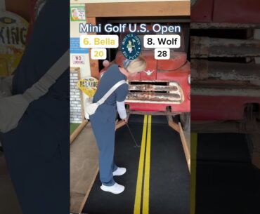 6. Bella vs 8. Wolf CHAMPIONSHIP 🏆, 2024 Mini Golf U.S. Open (Holes 11-12) #golf #minigolf #putting