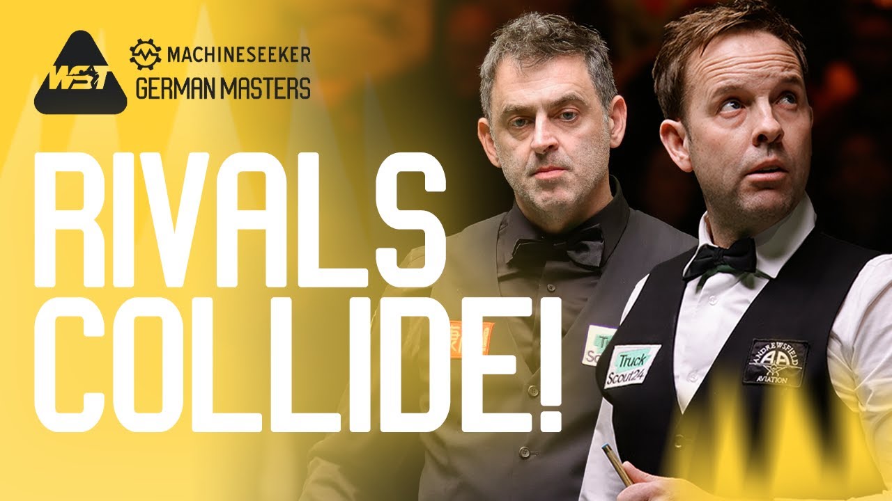RIVALS COLLIDE! ✊ | Ronnie O’Sullivan vs Ali Carter | Machineseeker German Masters 2026 RIVALS COLLIDE! ✊ | Ronnie O'Sullivan vs Ali Carter | Machineseeker German Masters 2026
