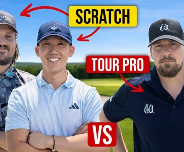 Can 2 Scratch Golfers beat a Tour Pro?