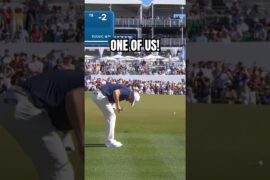 BREAKING: Scottie Scheffler is human.