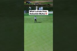 Sebastián Muñoz SHOWING OUT in Riyadh 😤 #livgolf #sebastianmunoz #golf