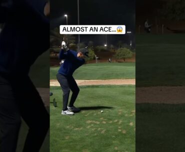 TALOR GOOCH ALMOST SENT HOME AN ACE 😳 #golf #LIVGolf