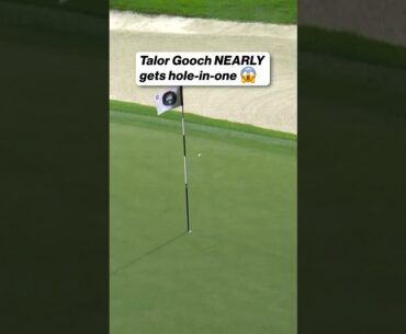 Talor Gooch SO CLOSE to Hole-In-One 😳 #holeinone #livgolf #golf #talorgooch