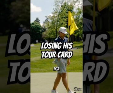 Losing Your Tour Card. #shorts