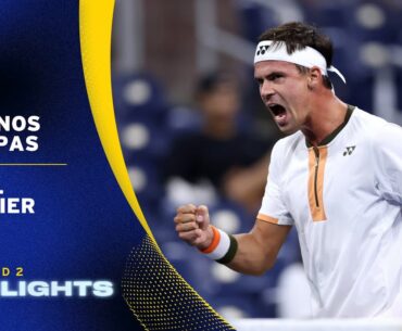 Stefanos Tsitsipas vs. Daniel Altmaier Highlights | 2025 US Open Round 2