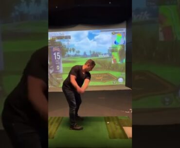 Golf Simulator Fail
