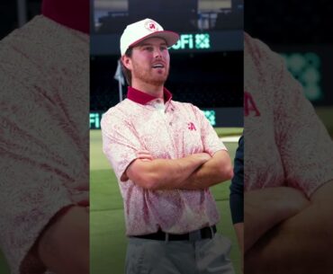 Can the Paddock beat the Pro? 🎯 Antonio takes on the TGL nearest the pin challenge. #GolfChallenge