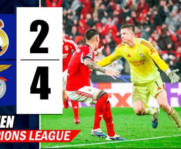 ASÍ BENFICA BAILO al REAL MADRID 4-2  con GOL DE PORTERO al ÚLTIMO MINUTO  | CHAMPIONS LEAGUE 2026