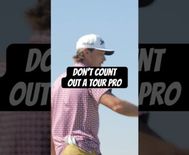 Don’t talk trash to a tour pro! #shorts