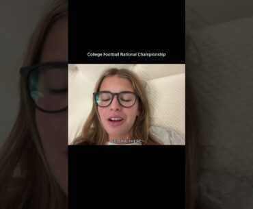 I had the best time at the CFB Championship! #shorts #football