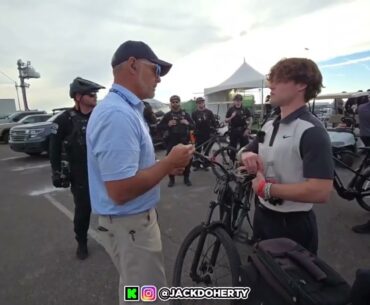Streamer, Jack Doherty, offered a fan $100 to yell "jack@ss" during Mackenzie Hughes backswing