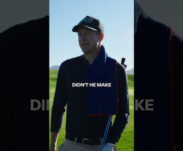 Rocco Dressed Like Tiger Woods For Their Playoff