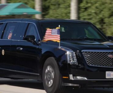 BREAKING NEWS: Trump Arrives At His Trump International Golf Club In West Palm Beach, Florida