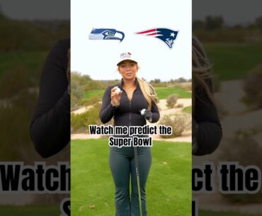 No, I didn’t film this early… #golf #viral #nfl #superbowl