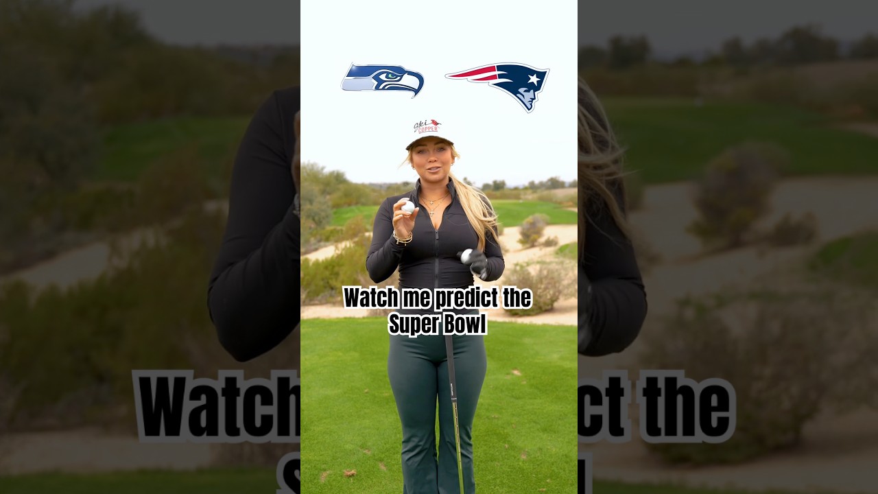 No, I didn’t film this early… #golf #viral #nfl #superbowl