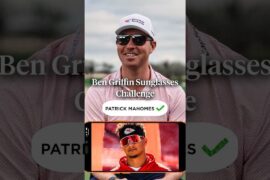 Ben Griffin takes on the Sunglasses Challenge. 😎