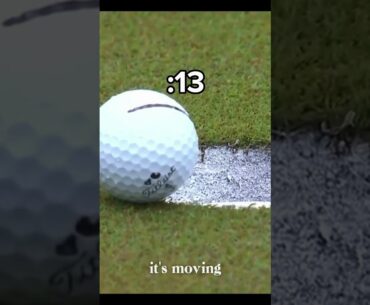 Can’t Believe this putt resulted in a stroke penalty #golf #pga #putting #leehodges