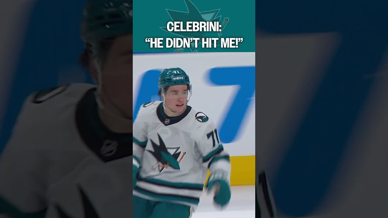 Celebrini’s a real one for this 💯 Celebrini’s a real one for this 💯