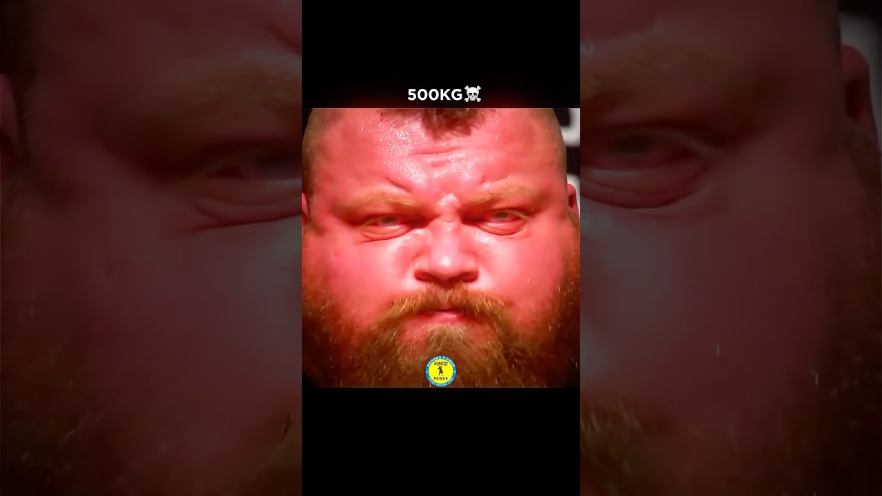 The Strongman Legend! 🏆 Eddie Hall lifts 500 kg like it's nothing! 👊