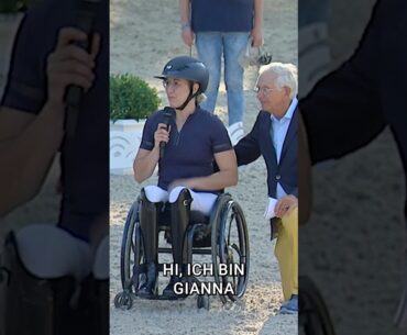 Dressage Masterclass: Christoph Hess und Parareiterin Gianna Regenbrecht