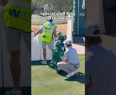 Potentially the coolest bag on tour?! Do you agree?..#golf #knapptime #pgatour #golfbag