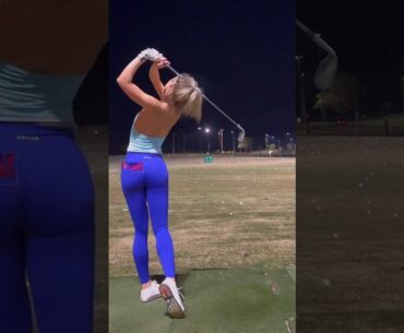 Amazing Golf Swing you need to see | Golf Girl awesome swing | Golf shorts | Claire He