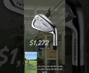 The most expensive golf clubs in theworld. #belighte Golf #LIVGolf #PGAChamp #PGATour #tigerwoold