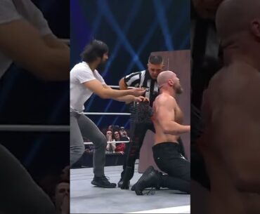 Spike was stuck in AEW World Champion Jon Moxley’s back during AEW Dynamite!