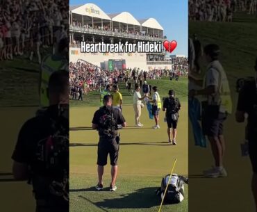 Excellent display of sportsmanship by Hideki Matsuyama after Gotterup’s winning putt