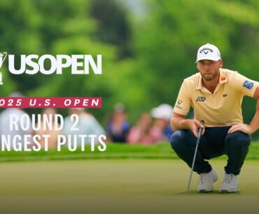 2025 U.S. Open Highlights: Round 2, Longest Putts