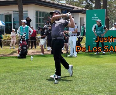 Justin De Los SANTOS 아이언 보다 쉬운 우드 티샷 슬로우 모셔 집중 분석