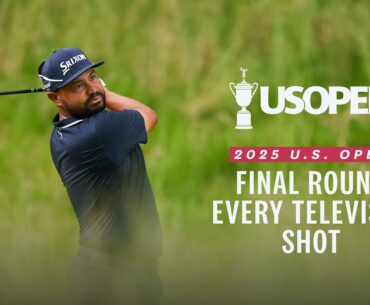 2025 U.S. Open Highlights: J.J. Spaun, Final Round | Every Televised Shot