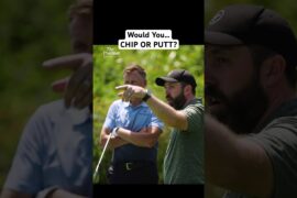 Would You Chip Or Putt This Golf Shot? 👀