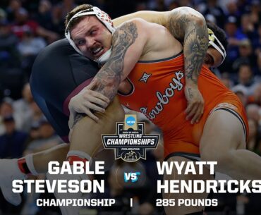 Gable Steveson vs. Wyatt Hendrickson: 2025 NCAA wrestling championship (285 pounds)