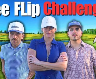 This was harder than we thought!! Tee Flip Challenge !