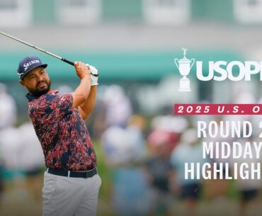 2025 U.S. Open Highlights: Round 2, Midday